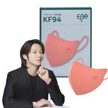 이비에 4중필터 새부리형 컬러 패션 마스크 대형 KF94, 10개입, 3개, 진핑크