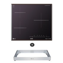 LG전자 빌트인 디오스 인덕션 전기레인지 3구 + 프리스탠딩 8.5cm, BEI3MQC, 방문설치