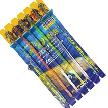 씨케이 MORI 18cm 6단 더블훅 카드채비, 혼합색상, 1세트