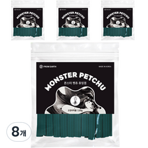 강아지용 몬스터펫츄 츄잉껌, 오징어먹물맛, 250g, 8개