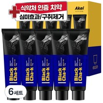 아케이 리빙 구취제거 블랙 차크치약, 110g, 30개