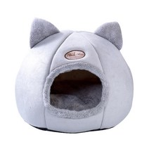 세이코코아 고양이 숨숨집 겨울냥이 쿠션 하우스, 혼합색상