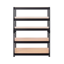 스피드랙 V2 스탠드 선반 5단 1100 x 500 x 1500 mm, 블랙