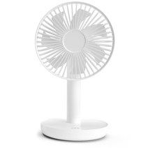 오아 캐치팬 탁상용 무선 미니 USB 휴대용 선풍기, OFN-040WH, 화이트