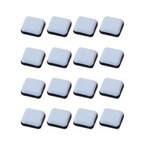 케이홈 가구 발 슬라이드 소음 방지 테프론패드 사각 30mm, 16개입