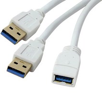 마하링크 USB 연장 3.0 M/F 케이블, 3개, 1m