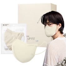 참존 톤업핏 블랙라벨 라이트 마스크 중형, 1개, 버터 크림, 25개입