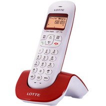 [문자기능무선전화] 롯데전자 무선전화기, LSP-745(레드)