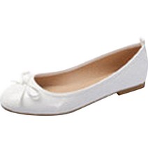 엘코르 여성용 Cicypumye 리본포인트 에나멜 단화