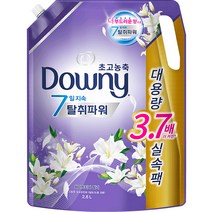 다우니 탈취파워 화이트티와 릴리 초고농축 섬유유연제 리필, 2.6L, 2.6L, 1개