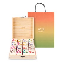 쌍계명차 큐브 우드 16P, 1세트
