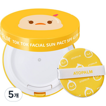 아토팜 톡톡 페이셜 선팩트 SPF43 PA+++, 15g, 5개