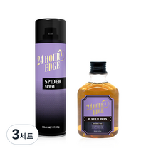 에빈 엣지 그루밍 토닉 워터왁스 익스트림 160ml + 스파이더 스프레이 200ml 세트, 3세트