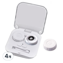셀루미 무선 음파 렌즈 세척기 SEL-ULC350A, 화이트, 4개
