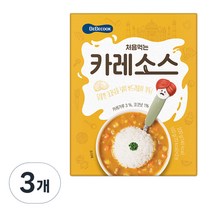 베베쿡 처음먹는 카레소스, 카레, 200g, 3개