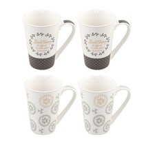 블룸엣홈 리얼골드 투게더 2p + 시크릿 머그컵 세트박스, 혼합 색상, 1세트