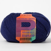 실바람 피카소울 6PLY 뜨개실, 39 (남색), 1개