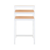 스피드랙 V2 세탁기 선반 3단 700 x 500 x 1500 mm, 화이트