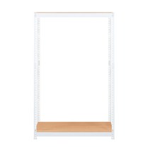 스피드랙 V2 선반 2단 1200 x 400 x 1800 mm, 화이트(앵글)