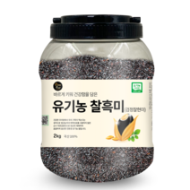 대구농산 프라임필드 유기농 찰흑미 검정찰현미, 2kg, 1개