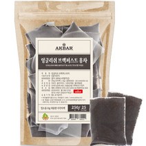 아크바 잉글리쉬 브렉퍼스트 홍차 사각티백 밀크티용, 10g, 25개