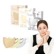 아이바나리에어황사방역용마스크 대형 KF94 10p x 3종 세트, 1세트, 웜베이지, 코튼 아이보리, 클린 화이트