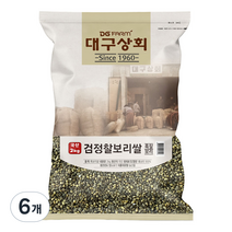 대구상회 국내산 검정 찰보리쌀, 6개, 2kg