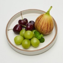 오덴세 레고트 스몰 원형 찬기, 바닐라크림, 1개