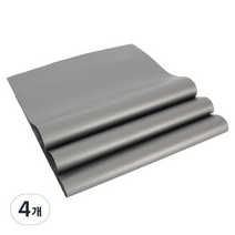HDPE 택배봉투 대형 실버 100p, 4개