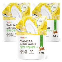 탐사 주방세제 리필, 3팩, 1.2L