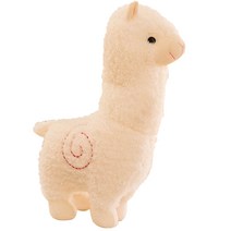 네이처타임즈 복슬복슬 알파카 인형, 화이트, 55cm