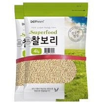 대구농산 건강한밥상 국산 찰보리쌀, 4kg, 2개