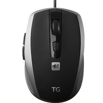 [트랙볼마우스575] TG삼보 USB 저소음 유선 마우스 TG-M850U, 블랙