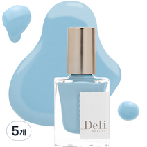 델리뷰티 딥시럽 루어인무드 네일컬러 매니큐어, MSY14 아르틱 아이스, 10ml, 5개