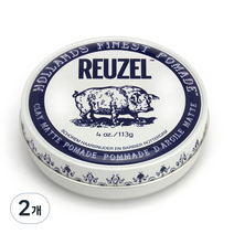 리우젤 코리아 클레이 매트 포마드, 113g, 2개