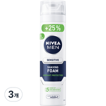 니베아 맨 센서티브 쉐이빙 폼, 250ml, 3개