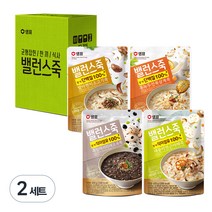 샘표 밸런스죽 체험용 420g x 4종 세트, 2세트