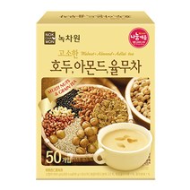 녹차원 고소한 호두아몬드율무차, 18g, 50개