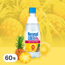 나랑드사이다 제로 파인애플, 350ml, 60개