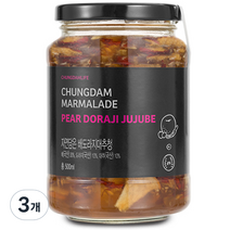 청담라이프 프리미엄 배 도라지 대추청, 500ml, 1개입, 3개