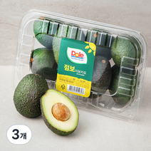 돌 페루산 점보 아보카도, 2kg, 3개