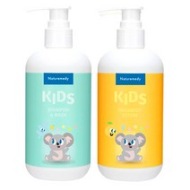 네츄레메디 유아로션 300g +샴푸앤워시 300ml, 1세트