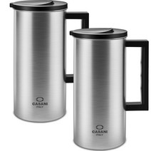 까사니 스텐 물병 2p, 혼합색상, 1600ml
