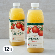 서울우유 아침에주스 사과, 950ml, 12개