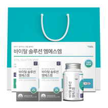 바이탈 솔루션 MSM 식이유황 + 쇼핑백, 60g, 3개