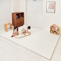 에코폼 맘편한매트 오리지널 퍼즐매트, 시쉘 화이트, 24개