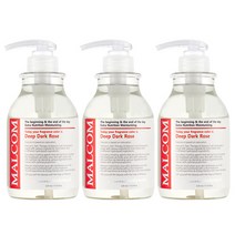 말콤 딥 다크로즈 바디워시, 520ml, 3개