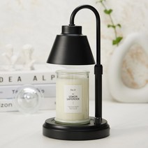 에인디 높이조절 초초 캔들워머 블랙 + 소이캔들 370g 세트, 레몬라벤더, 1개
