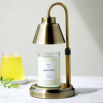 에인디 높이조절 초초 캔들워머 빈티지골드 + 소이캔들 370g 세트, 클린코튼, 1개