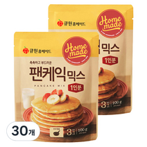 큐원 홈메이드 팬케익 믹스, 30개, 100g